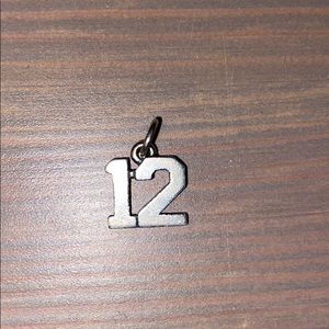 Number 12 James Avery Charm